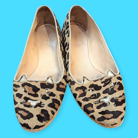 Charlotte Olympia kitty Leopard calf hair loafer Italy - Picture 13 of 16